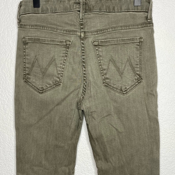 MOTHER jeans green sz 27 The Looker Sherwood Forest green - Picture 10 of 10